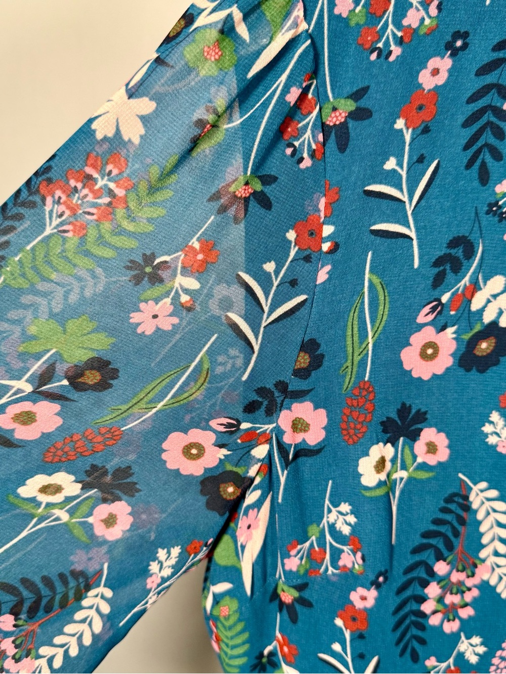 Boden Ellen Floral Maxi Dress in Baltic Botany Size 8 - Picture 6 of 12